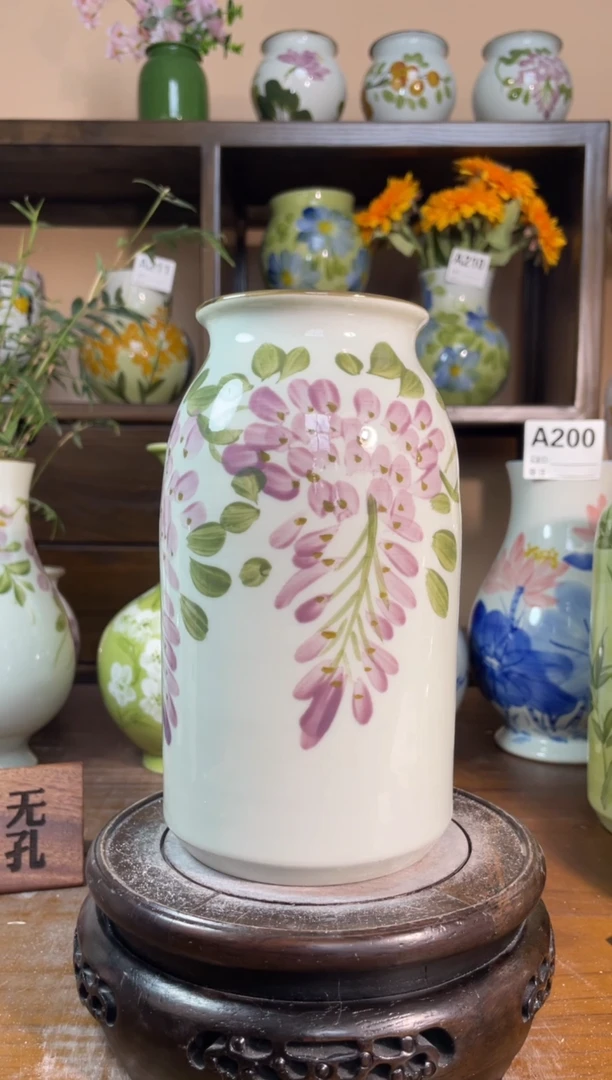 瓶景德镇手绘陶瓷花瓶 源头工厂