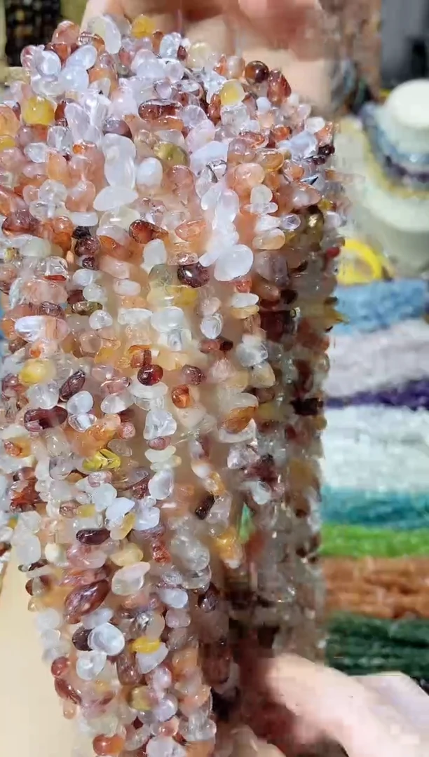 未镶嵌珠宝半成品水晶红胶花