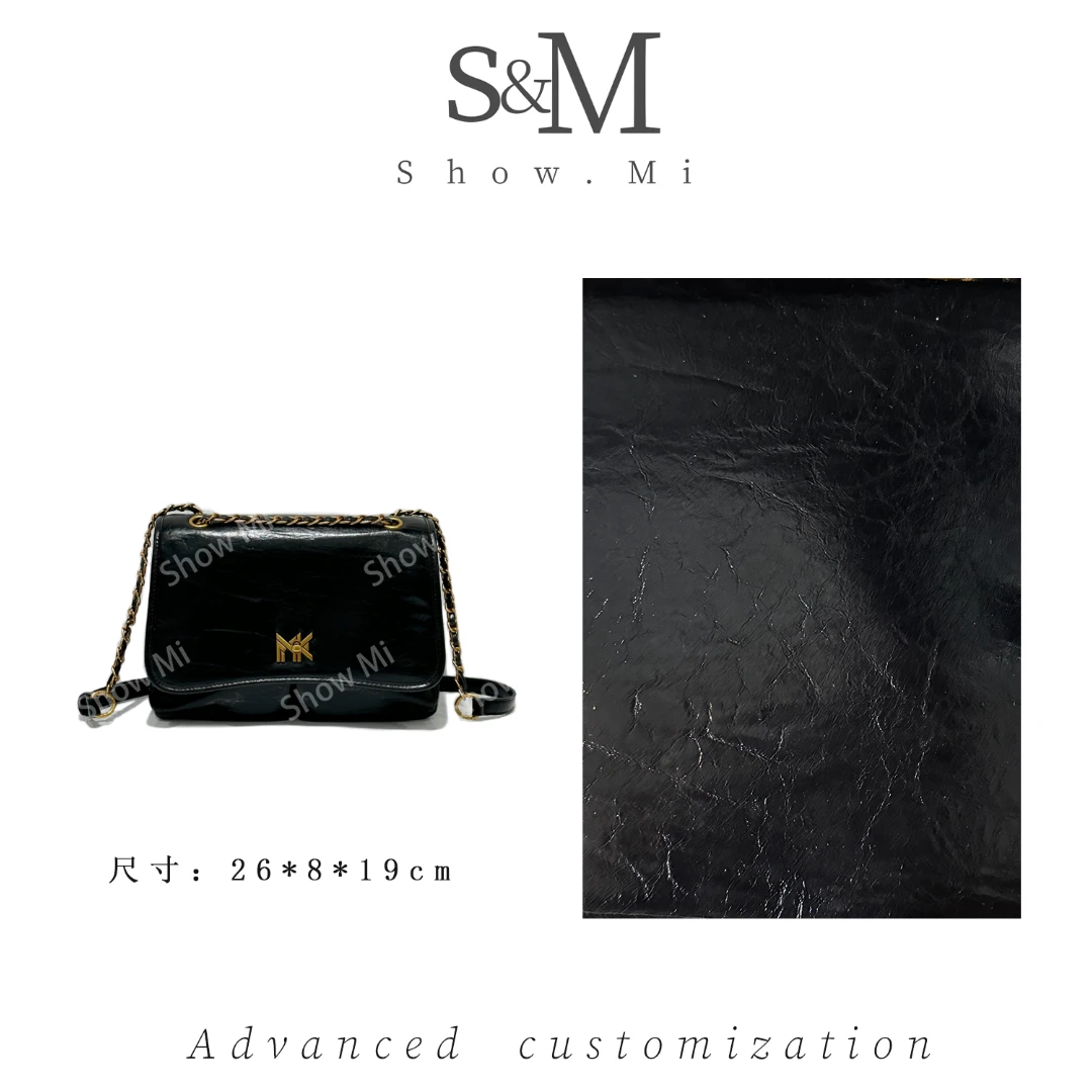 【Show Mi】中大包丨FES-5120-黑色-轻奢小众时尚百搭女士包sm