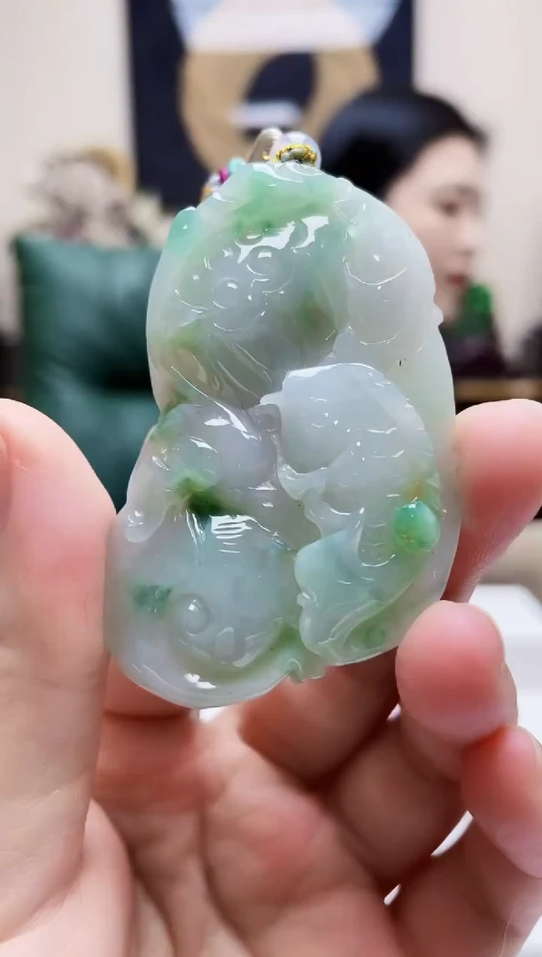未镶嵌定制翡翠吊坠117