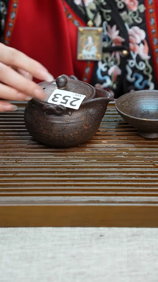 纯手工粗陶茶具每只不一样