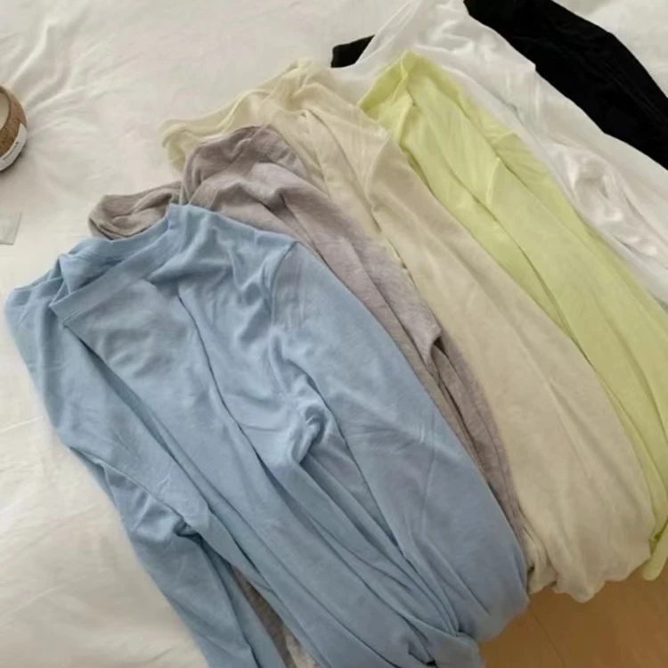 347款时尚女士薄款打底衫