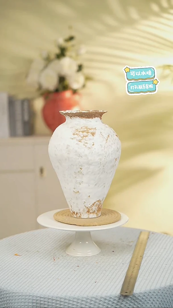 景德镇高端陶瓷花瓶家居水培插花瓶