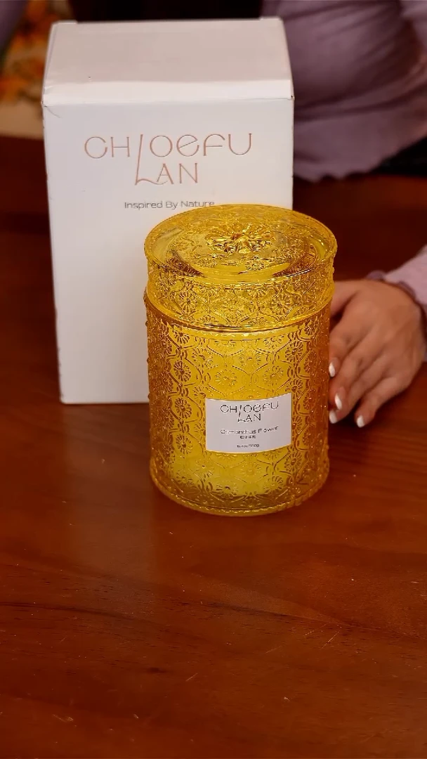 180--chloefu lan 香薰蜡烛-桂语浮光-550ml