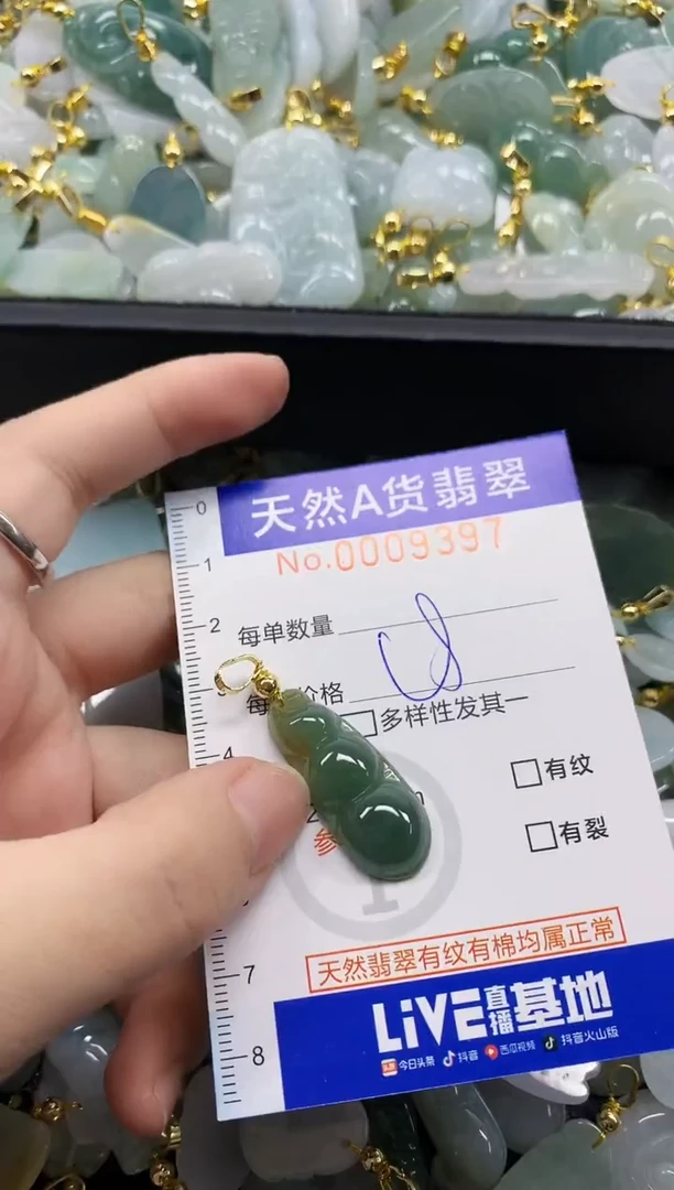 颈饰未镶嵌翡翠天然A货翡翠