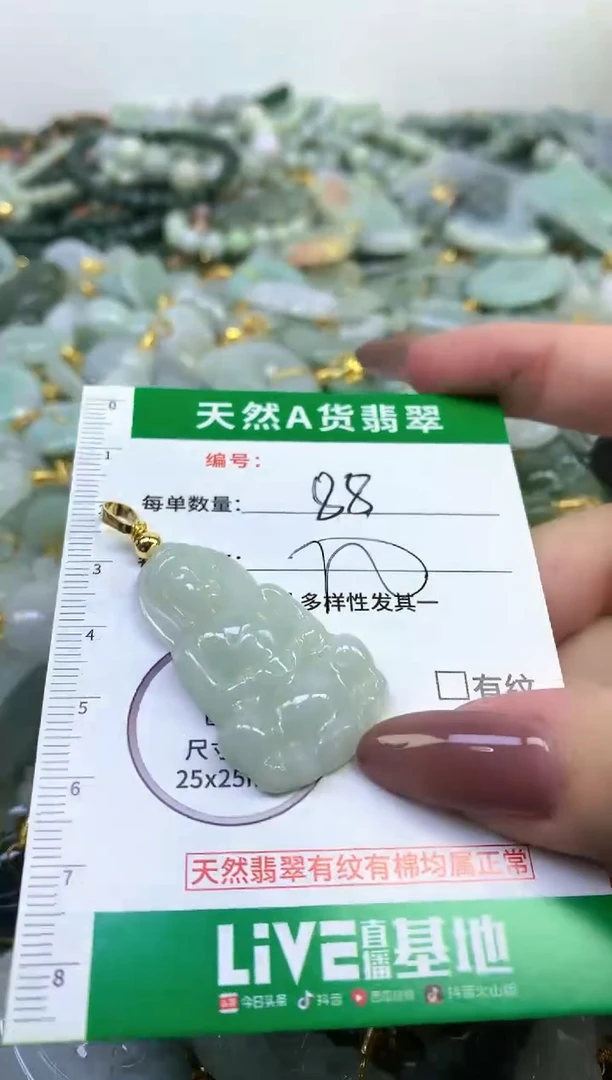 颈饰未镶嵌翡翠纯天然缅甸A货翡翠88