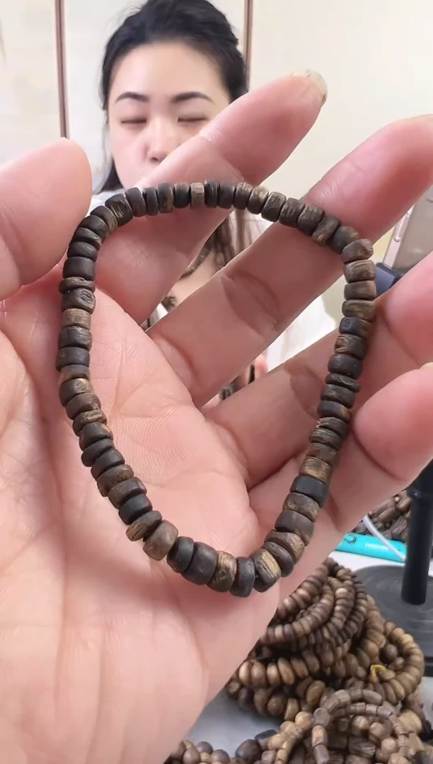 【闪购商品】沉香手串棋楠桶珠沉水单圈手串