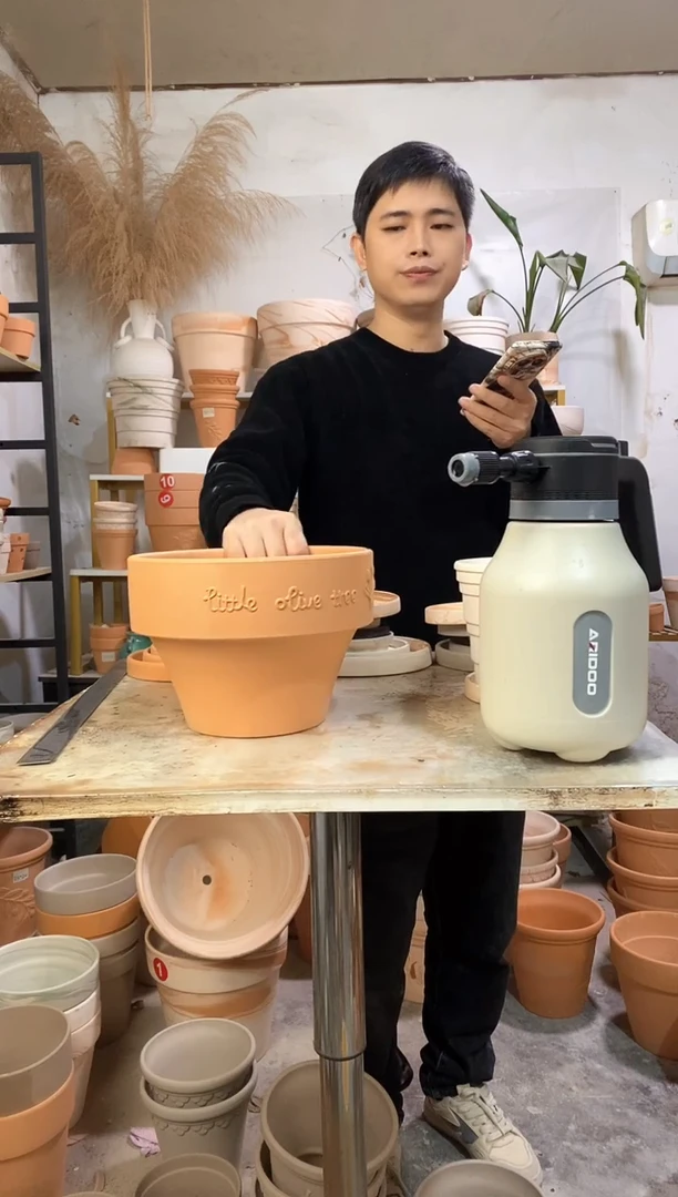 23*17红陶矮盆 1盆无托