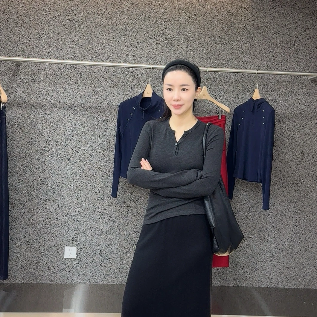 鑫燃Kiki （椰绒T）加厚恒温锁温圆领T 60561 XI