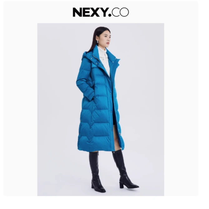【婷婷专属】高克重羽绒服]NEXY.CO/奈蔻冬季零压感白鸭绒外套女