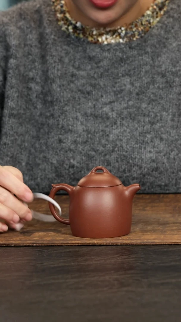茶壶紫砂秦权底槽青150cc