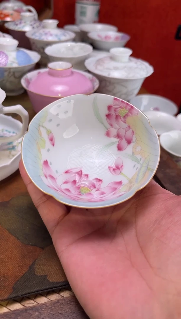 景德镇纯手绘陶瓷茶具