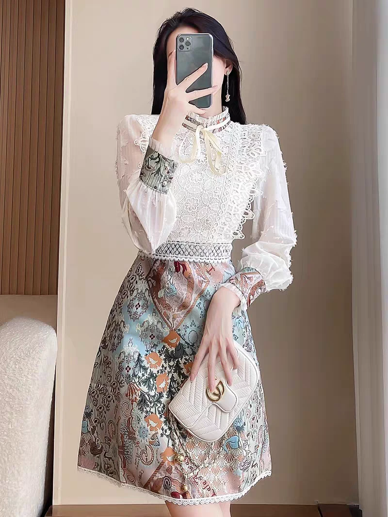 【001-100】沐合高端时尚气质连衣裙