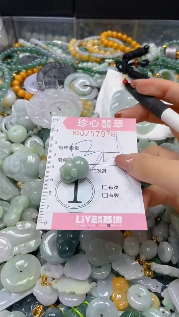 翡翠未镶嵌颈饰闪购0257976