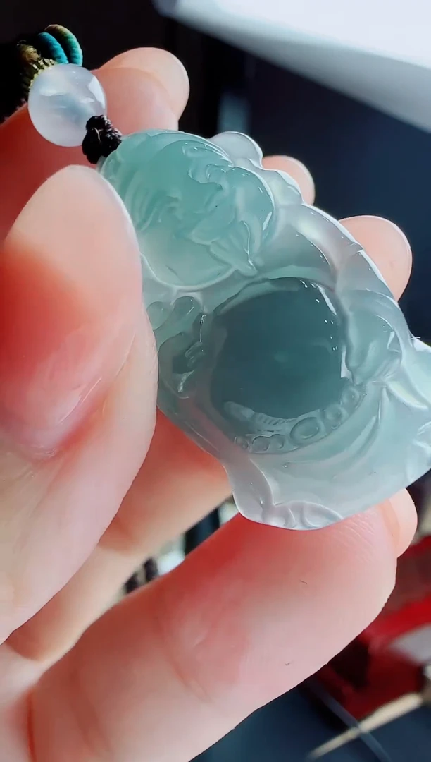 颈饰未镶嵌翡翠多样性发其一 小财神