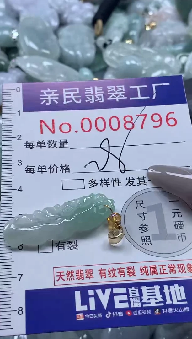 颈饰未镶嵌翡翠8796