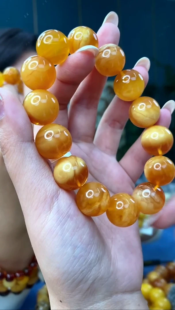 裸石琥珀未镶嵌12/15多样性发其一17