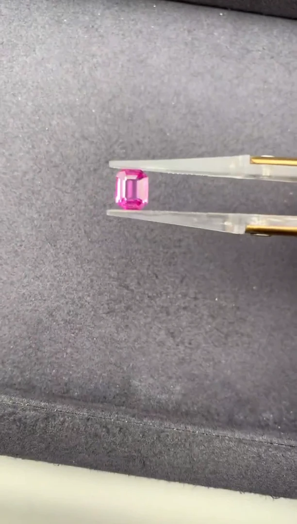 裸石彩色蓝宝石1.2ct粉蓝宝 定制 GE
