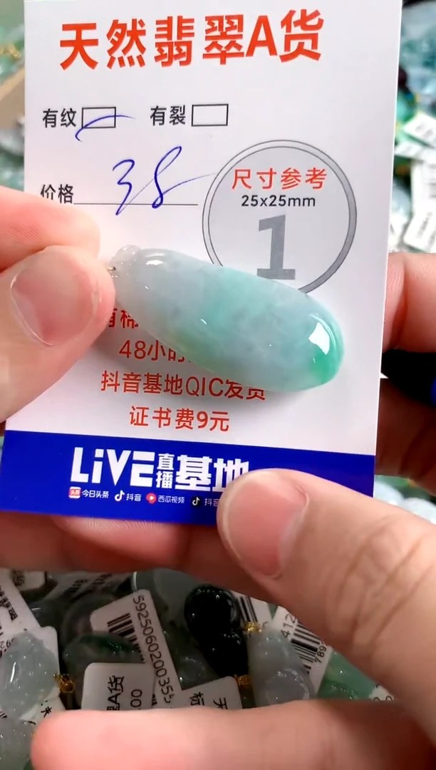 翡翠未镶嵌颈饰13007531