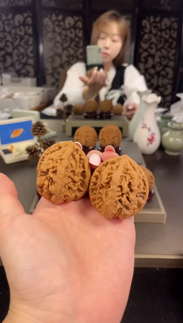 【闪购商品】文玩核桃把件大粗筋44尺-22