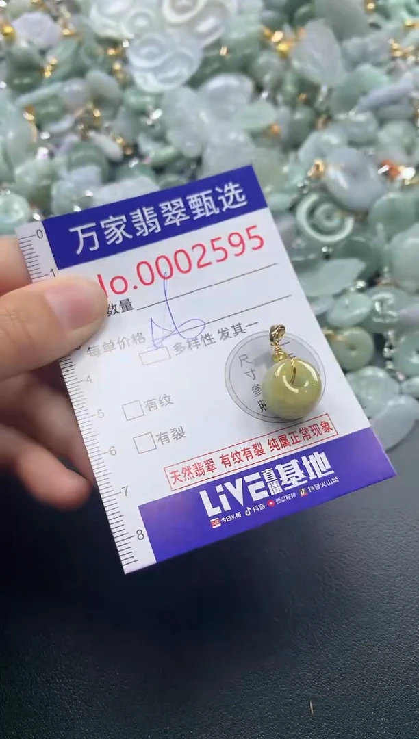 吊坠(不含链)未镶嵌翡翠2595