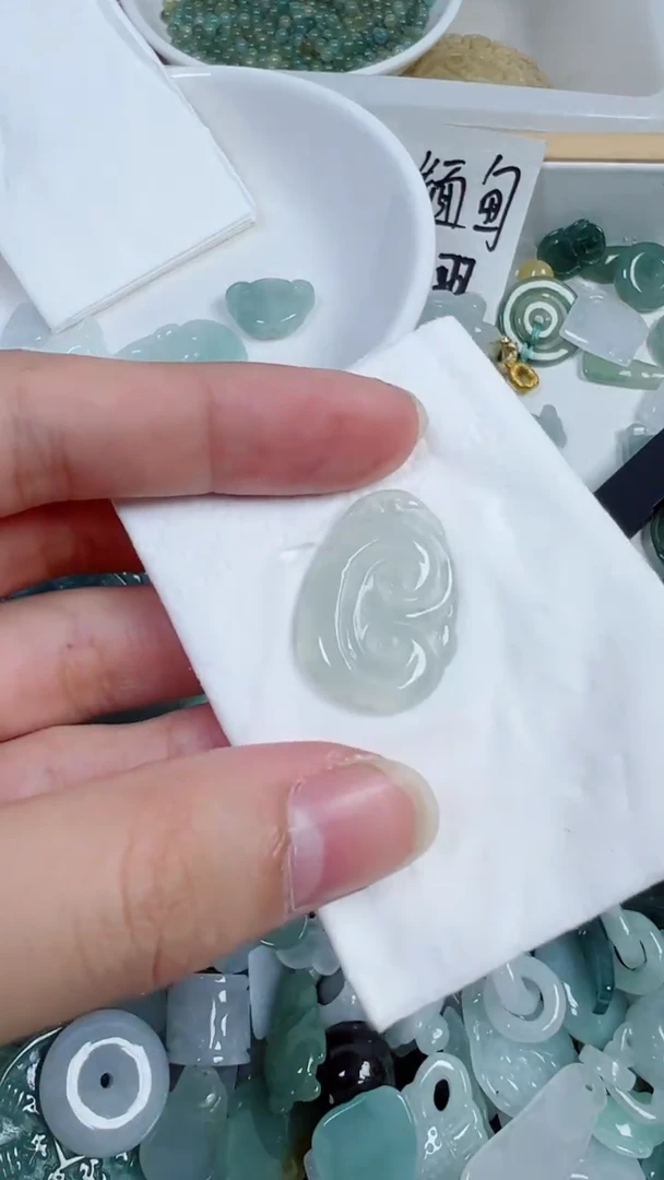 散珠翡翠252号链接，A货翡翠