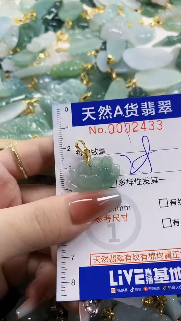 颈饰未镶嵌翡翠天然A货翡翠