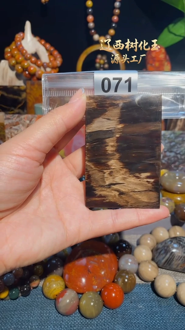 未镶嵌-硅化玉天然北票硅化玉吊坠