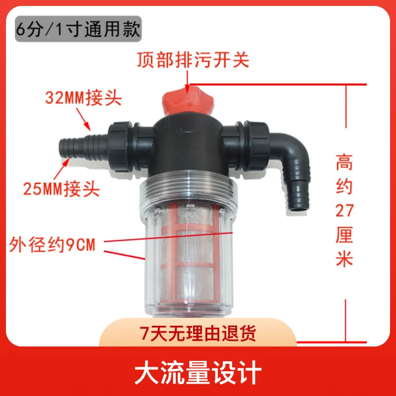 农用打药机泵双网过滤器/喷药机过滤网/过滤网/双层大过滤杯