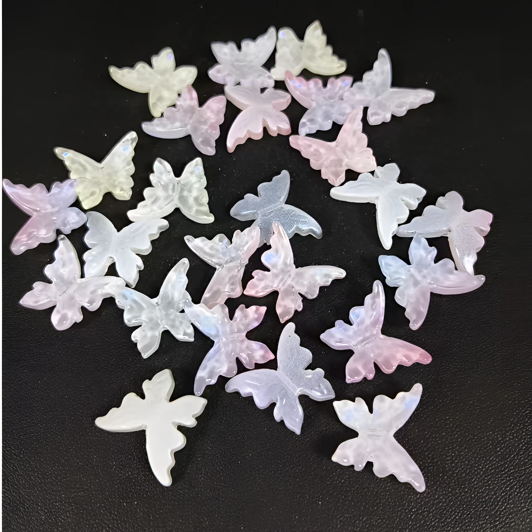 《燕子家》中孔燕尾蝶上下孔燕尾蝶琉璃珊瑚花花瓣diy手工古风发