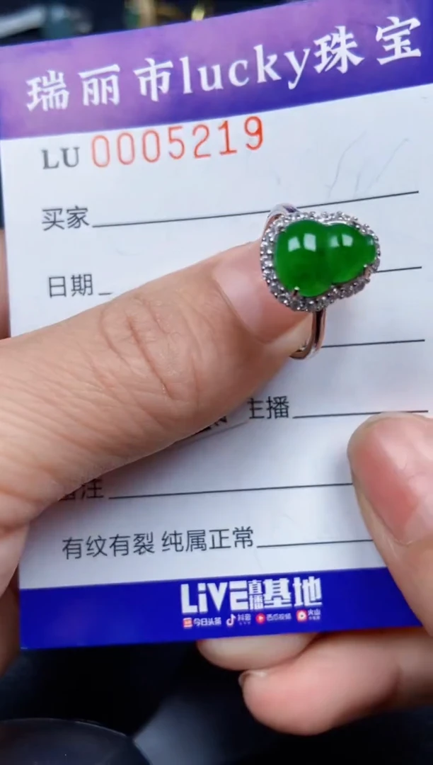 【闪购商品】翡翠颈饰银S925镶嵌5219