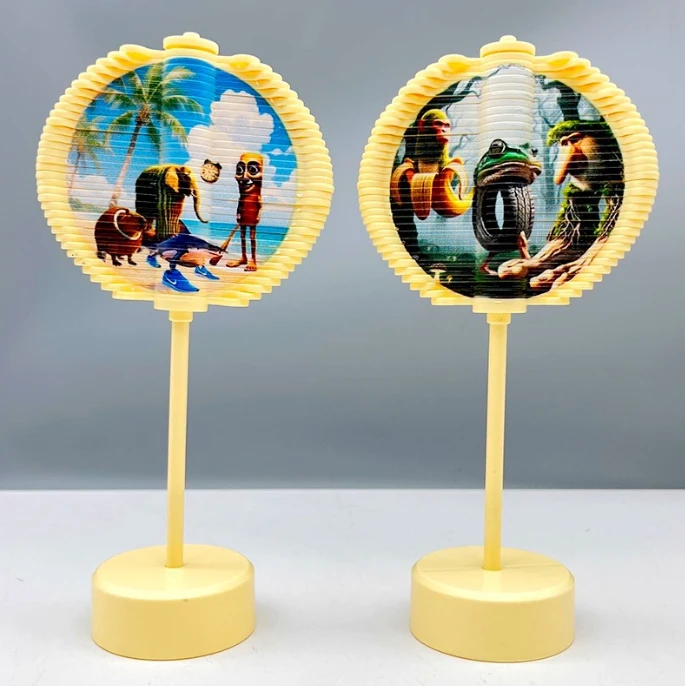 山海经旋转树棒棒糖螺旋树解压转转乐浪浪山小妖摆件积木玩具