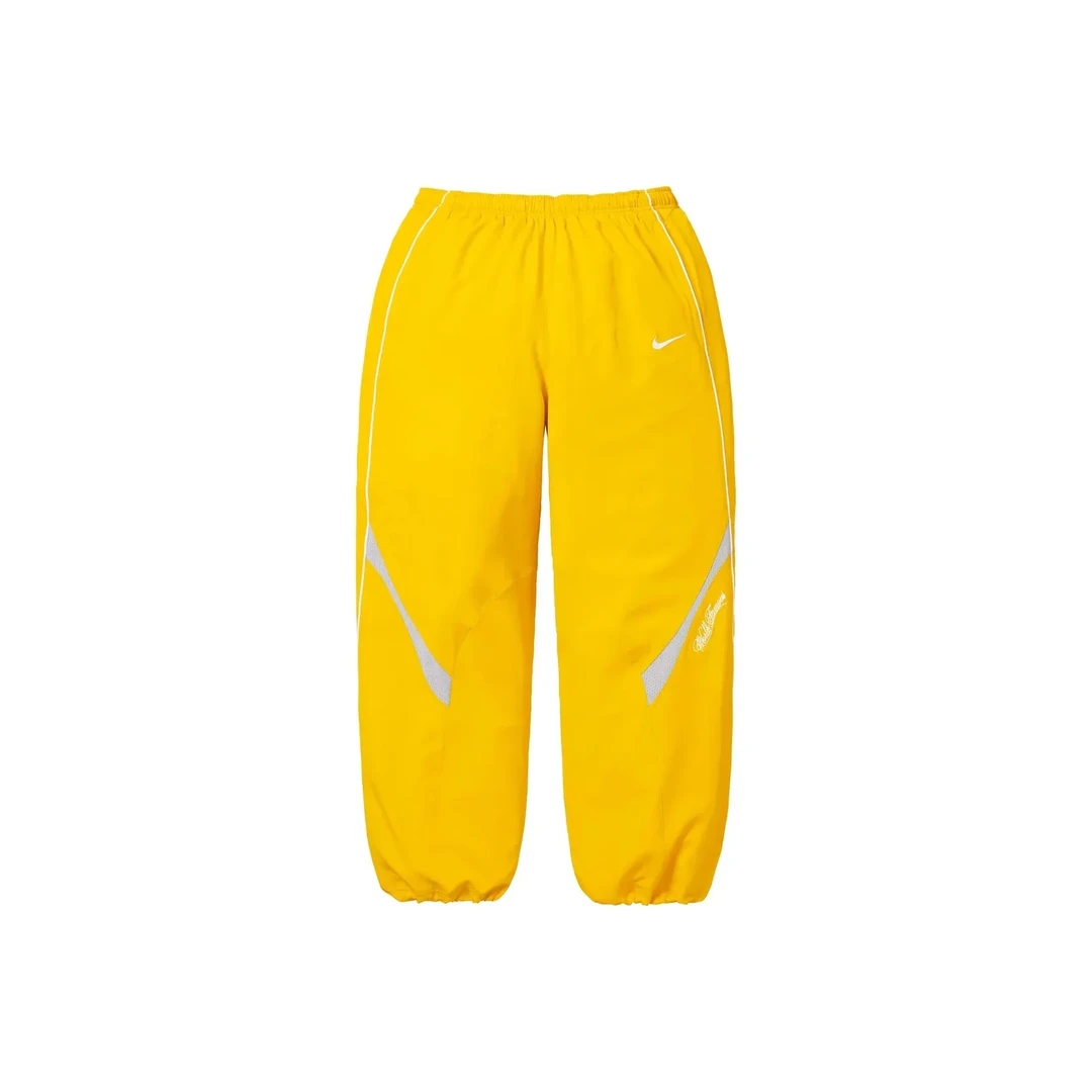NIKE/耐克联名 宽松束脚针织运动裤 男女同款 黄色