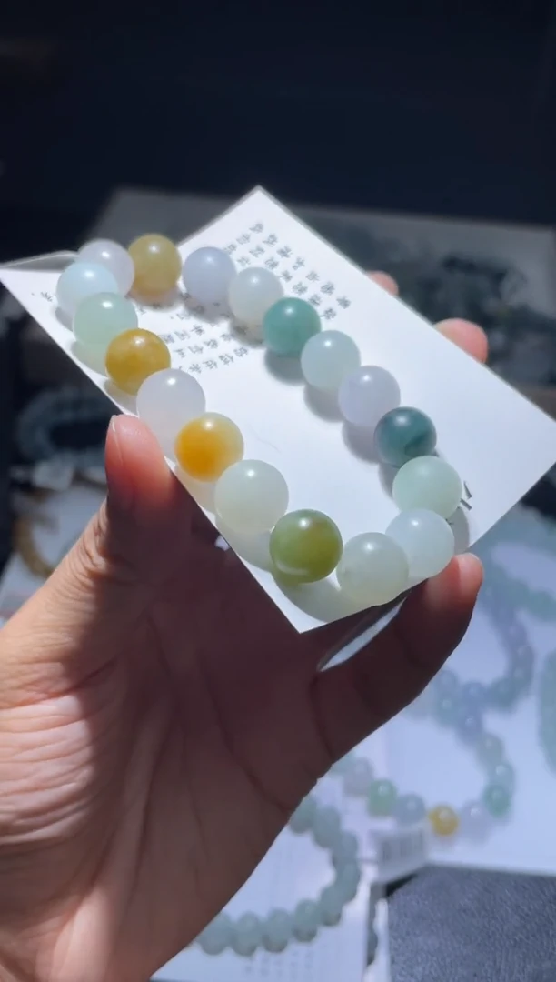 未镶嵌定制翡翠翡翠手串
