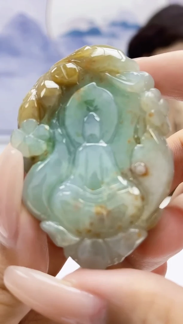 定制翡翠未镶嵌4829xx-毛货挂件29