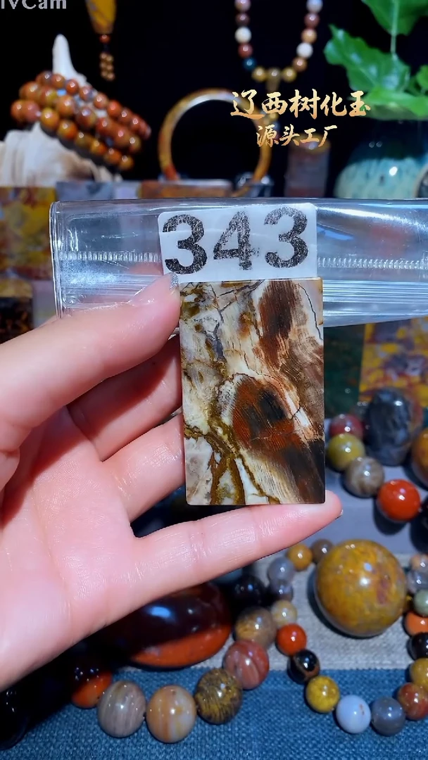 未镶嵌-硅化玉天然北票硅化玉吊坠