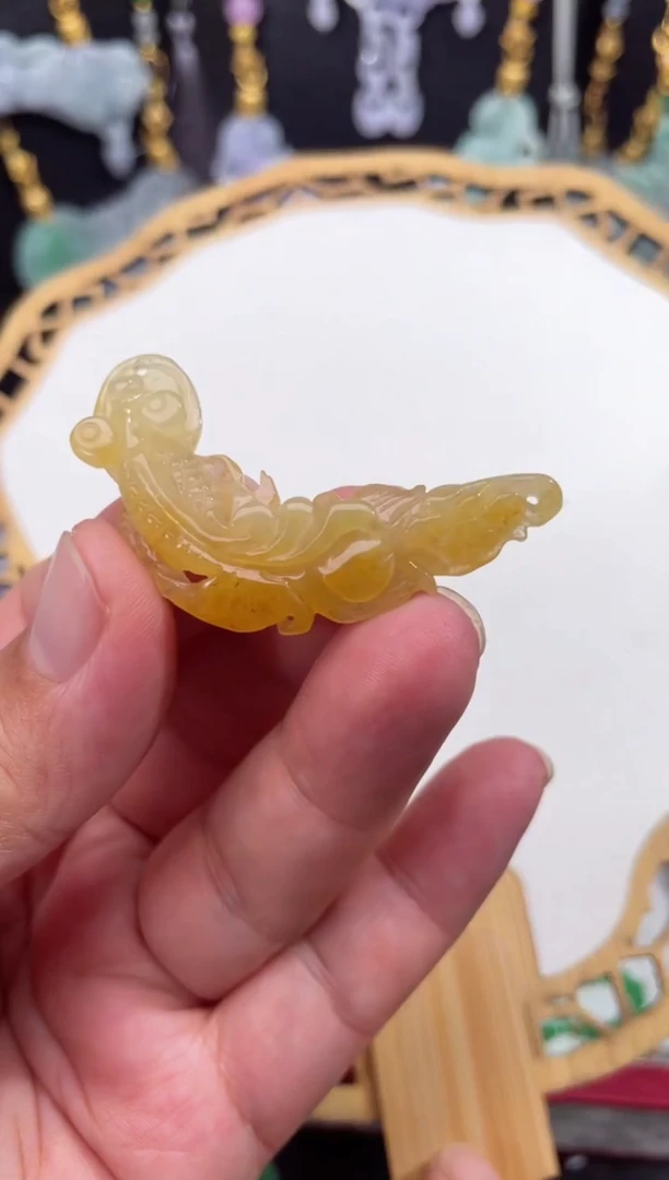 颈饰未镶嵌翡翠吊坠