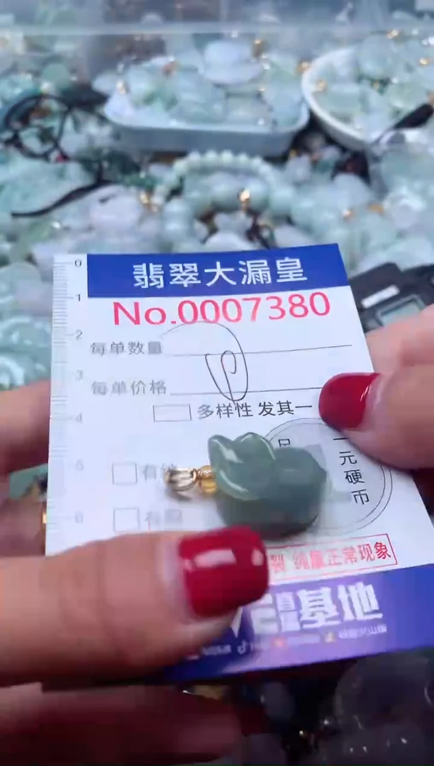 颈饰未镶嵌翡翠7380