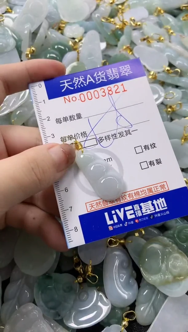 颈饰未镶嵌翡翠天然A货翡翠