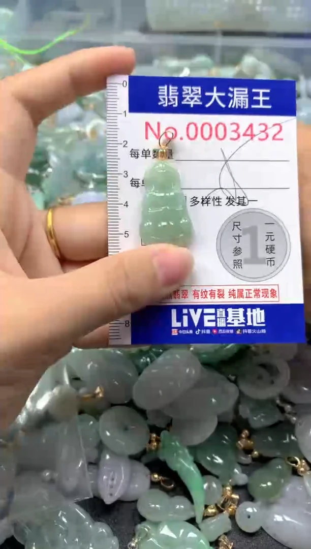 颈饰未镶嵌翡翠3432