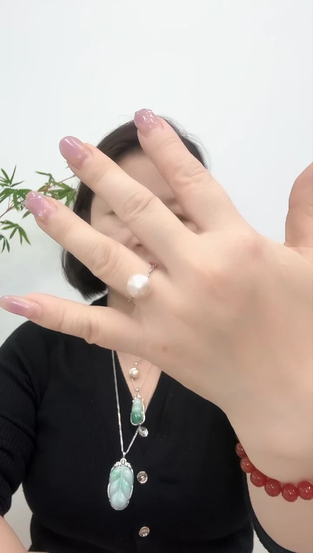 【闪购商品】淡水珍珠戒指银S925镶嵌珍珠戒指