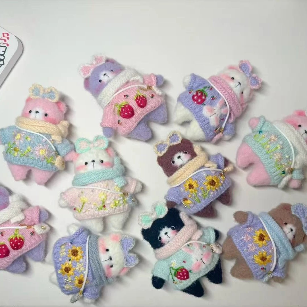 手工毛线编织钩针玩偶背包挂件人偶摆件 直播间选款 下单联系客服