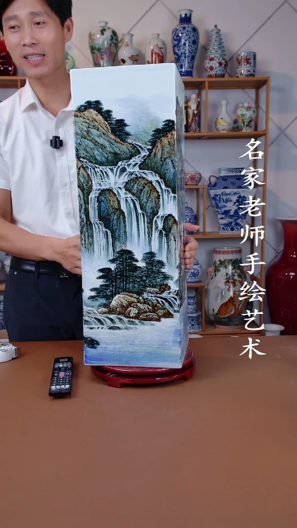 瓶景德镇手工手绘陶瓷摆件45