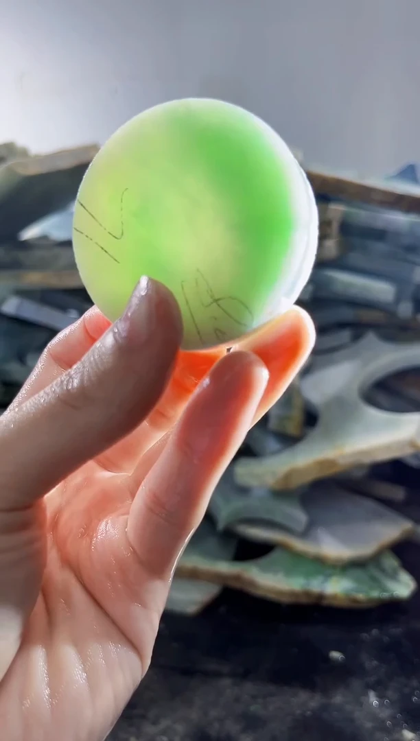 裸石翡翠缅甸翡翠A货文43