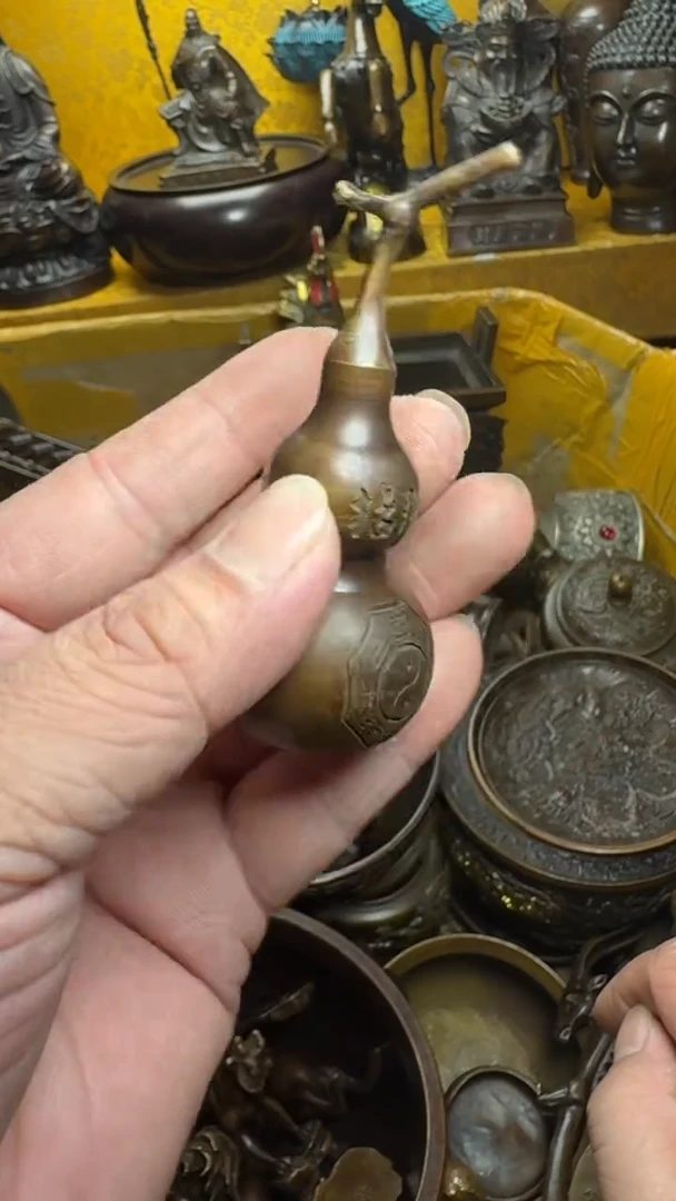 铜器摆件收收藏藏