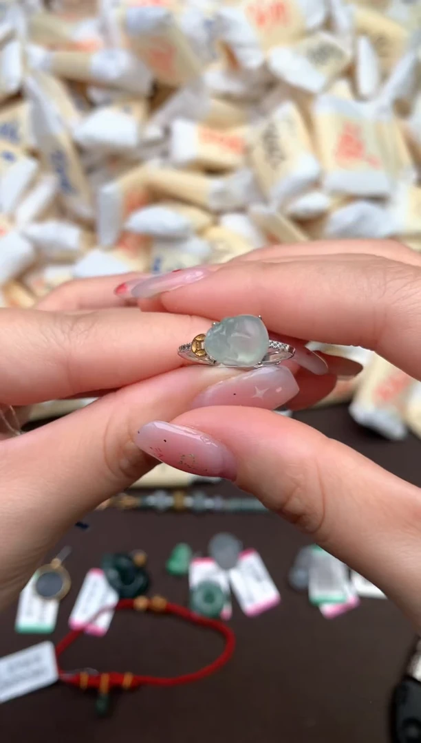 【闪购商品】翡翠戒指银S925镶嵌  —