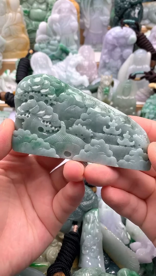 吊坠(不含链)未镶嵌翡翠1