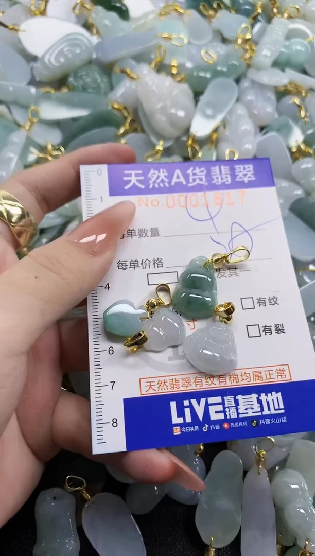 颈饰未镶嵌翡翠天然A货翡翠