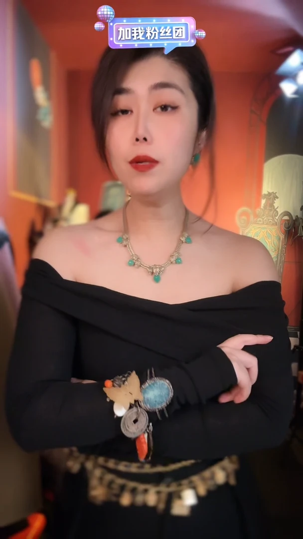 合金无合金复古素金配绿色项链耳针套装