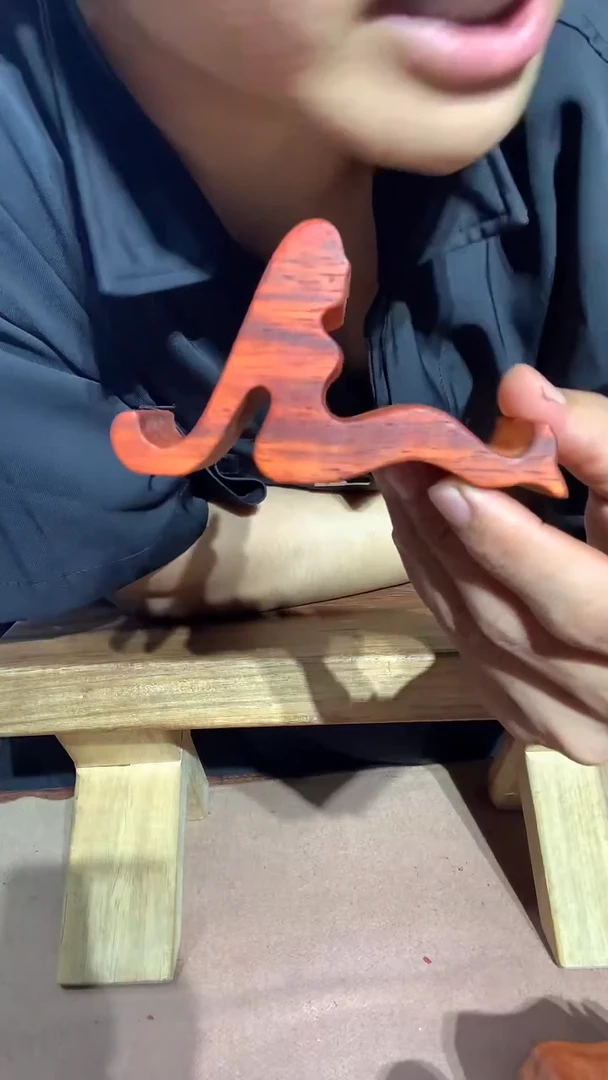 非洲紫檀（红花梨）美人鱼手机支架